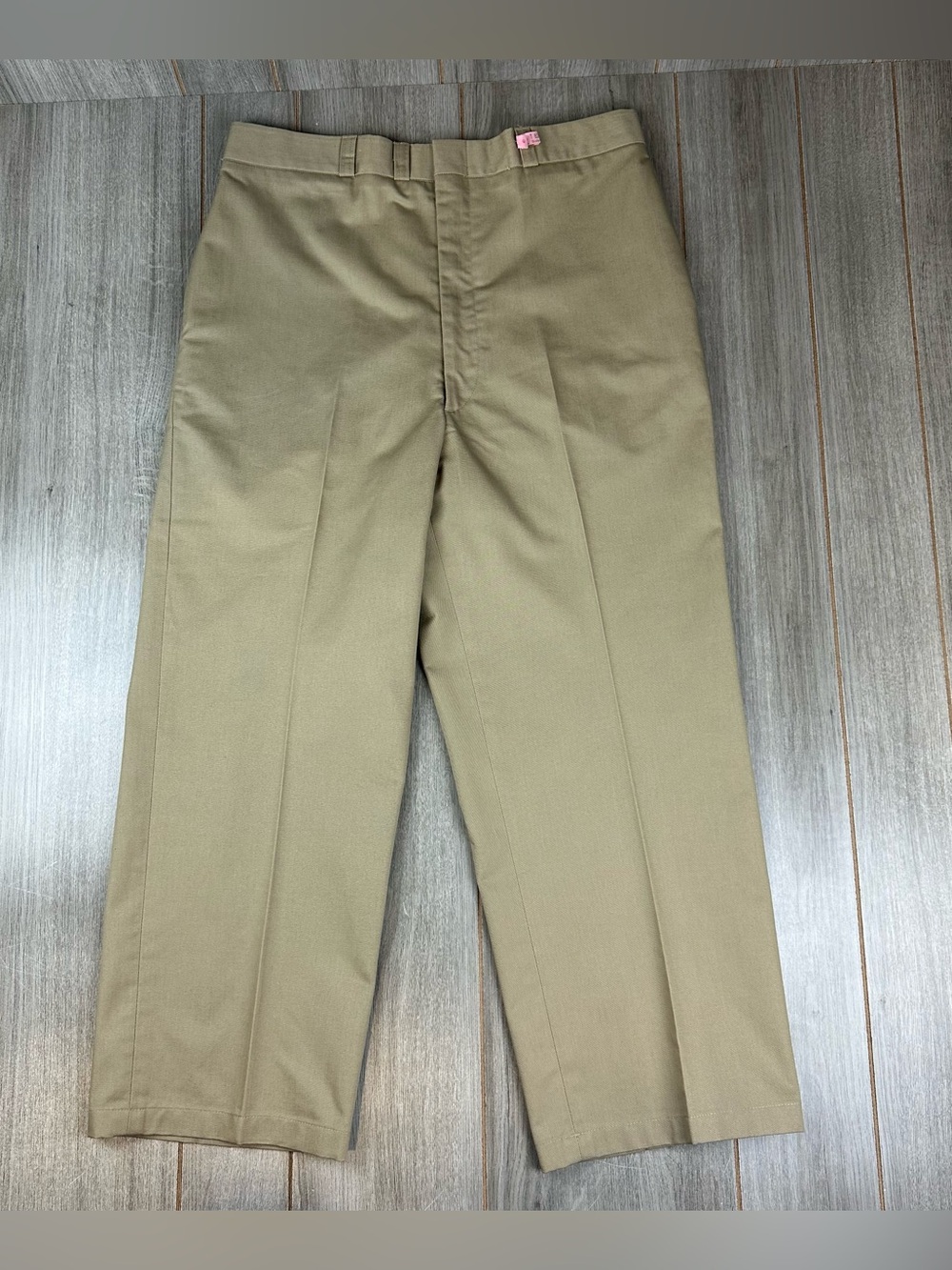 DSCP Quarterdeck Collection Trouser Men 34x28 Altered Khaki Beige Starched Omega